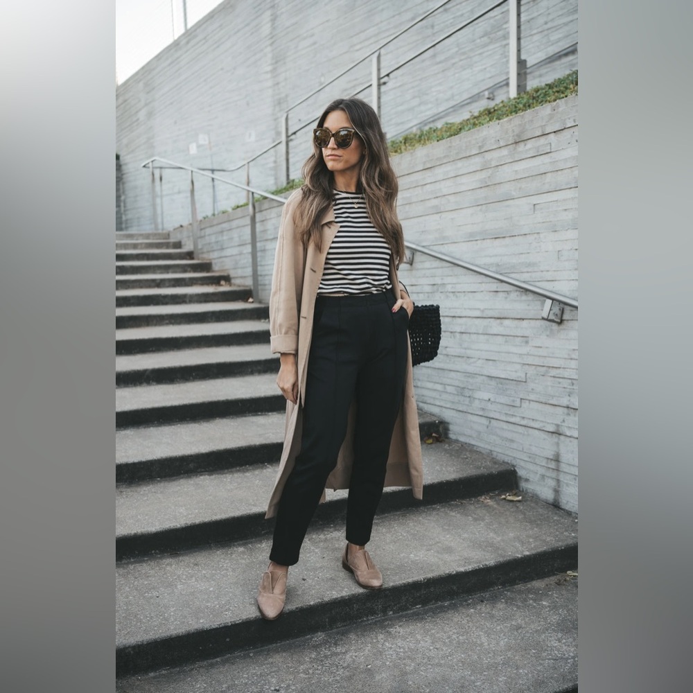 Everlane The Cotton Dream Pants in Black, size Medium
